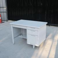 ราคา โต๊ะทำงานเหล็กทั้งตัว 3 5 ฟุต 4 ลิ้นชัก พ่นสีภายนอกใหม่ (19512188446)