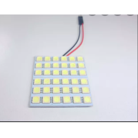 ราคา หลอดไฟ LED เพดาน รถกระบะ 36 90 ชิป สีไอบลู ขาว สว่าง สี สวย (15029462113)