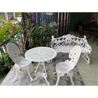 ราคา สินค้าสั่งทำ 7 14 วัน ชุดสนามอัลลอยด์ สีขาว โต๊ะ 1 ชุด เก้าอี้ยาว 1 ชุด เฟอร์นิเจอร์สนาม เฟอร์นิเจอร์กลางแจ้ง ชุดโต๊ะสนาม (16420116511)