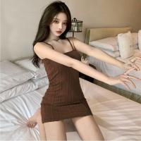 ราคา mimi didi 39143 ชุดเดรสไหมพรม ทรงเอวรัดรูป ดีเทลลายถักไหมพรมเก๋มาก (18785180701)