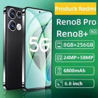 ราคา 2023ใหม่ 0PPQ Reno8 Pro 5G 6 8นิ้ว โทรศัพท์มือถือ รองรับ2ซิม Smartphone 4G 5G โทรศัพท์สมา แรม16GB รอม512GB โทรศัพท์ถูกๆ Android13 0 มือถือ Mobile phone ส่งฟรี มือถือราคาถูกๆ โทรศัพท์สำห รับเล่นเกม โทร