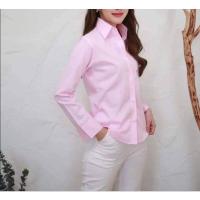 ราคา เสื้อเชิ้ตหญิง อ้วน ผอม แขนยาว โพสนี้ 4 สี ขาว ดำ ชมพู ฟ้า ครบไซส์ 32 56 (18735548322)