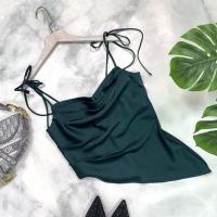 ราคา FEMME ISSUE เสื้อสายเดี่ยว เสื้อปาร์ตี้ เสื้อออกงาน เสื้อสายเดี่ยวซาตินผูกโบไหล่ งานป้ายร้าน สินค้าขายดี (17640926052)