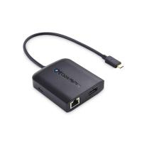 ราคา Cable Matters USB C Multiport Adapter USB C Hub DisplayPort 1 4 2X USB 2 0 480Mbps Ethernet and 100W Charging in Black Thunderbolt 4 USB4 Thunderbolt 3 Port Compatible with MacBook Pro (16197291906)