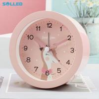 ราคา SOLLED โคมไฟกลางคืนรูปสัตว์การ์ตูนนาฬิกาปลุกทรงกลมนาฬิกาปลุกข้างเตียงแบบพกพาไฟให้ความอบอุ่นเงียบมากโคมไฟกลางคืนนาฬิกาตั้งโต๊ะขนาดเล็ก (14571160869)