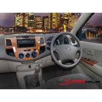 ราคา ชุดตกแต่งภายในหน้าคอนโซลลายไม้ Walnut Panel Cover T T Vigo 2005 2 Drs เกียร์ AUTO (18095866926)