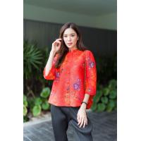 ราคา เสื้อแพตเทิร์น สวยเกร๋ ทรงคอจีน แขน4 ส่วน พิมพ์ลายกิ่งเหมย แต่งกระดุมเรียงยาว สีเดียวกับเสื้อ สวยงาม โดดเด่น มว้ากกกกก งานอัดพลีท ประณีตแบบแน่นๆ เกรด AA แบบงานแบรนด์ ย้ำเน้นๆ 3 ครั้ง เพื่อความสวยปัง (