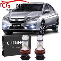 ราคา สำหรับฮอนด้าซิตี้2015 2016 2017 2018 2019 6000พันสีขาวโปรเจคเตอร์ LED ไฟตัดหมอกหลอดไฟชุดชุด2 (16326843402)