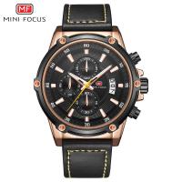 ราคา MINI FOCUS ธุรกิจแฟชั่นหน้าปัดใหญ่นาฬิกาผู้ชายสามตาหกเข็มปฏิทินส่องสว่างกันน้ำนาฬิกาผู้ชาย 0175G (16799471230)