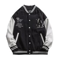 ราคา Baseball uniform jackets Men and Women trendy brand retro Harajuku Fashion Colleage Style Hip hop casual couples jacket (9939485212)