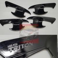 ราคา ถาดรองมือจับ ถาดรองมือเปิดประตู Mitsubishi Triton 2015 2022 2023 รถ 4 ประตู 2 ประตู ตอนเดียว ดำเงา งานดี (14590611355)