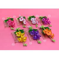 ราคา หวีสับดอกไม้ ดอกกล้วยไม้ เครื่องประดับผม งานดินปั้น (3373678590)