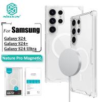 ราคา เคสใสมีแม่เหล็กSamsung Galaxy S24 Ultra Galaxy S24 Plus S24 Samsung S24เคสNillkin TPU เคสด้านหลังเคสแบบโปร่งใสโทรศัพท์ Magsafe (21319345353)
