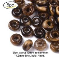 ราคา Beebeecraft 5 10 PC ธรรมชาติอินเดีย Agate ลูกปัดยุโรปขนาดใหญ่หิน Rondelle หลวมลูกปัดยุโรป Charm สร้อยข้อมือสำหรับเครื่องประดับ (10350905863)