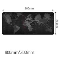 ราคา แผ่นรองเมาส์ เกมมิ่ง ขนาดใหญ่ 80 x30 CM แผ่นรองเมาส์ คีย์บอร์ด เกมเมอร์ ลายแผนที่โลก ขนาดใหญ่ แผ่นรองเมาส์ 800 300 mm พร้อมส่ง (17031408337)