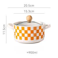 ราคา ชามเซรามิคฝาแก้ว ลายหมากรุก พร้อมส่ง by Café Ceramic (19656542302)