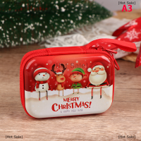 ราคา Hot Sale กระเป๋าใส่เหรียญดีบุกลายคริสต์มาสน่ารัก1ชิ้นกระเป๋าสตางค์มีซิปสำหรับเด็กลายการ์ตูนกล่องจัดระเบียบหูฟังกระเป๋าสตางค์ใส่เหรียญขนาดเล็กของขวัญวันคริสต์มาส (20816948024)