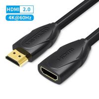 ราคา Vention สายต่อ HDMI ชายกับหญิงสาย HDMI 4พัน3D 1 4โวลต์ HDMI 1เมตร 2เมตร 3เมตร 5เมตรขยายสายเคเบิ้ลสำหรับ HD TV จอแอลซีดีแล็ปท็อป PS3โปรเจคเตอร์ (17268785421)