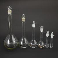 ราคา Laboratory Supply With Stopper Transparent 5ml 100ml Clear Glass Volumetric Flask Glassware With Stopper Lab Chemistry (19757852146)