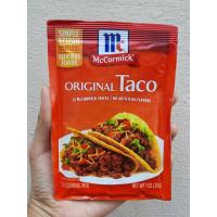 ราคา แม็คคอร์มิค ออริจินอล ทาโก้ซีซั่นนื่ง มิกซ์ ซอสผงสำหรับทำทาโก้ 28 กรัม McCormick Original Taco 28g (7213792011)