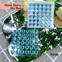 ราคา พร้อมส่ง สติกเกอร์หัวใจนูน 10mm สติกเกอร์นูน สติกเกอร์คริสตัล หัวใจเพชร3D 3D hearted shape sticker (14893149655)