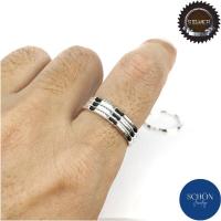 ราคา แหวนหางช้าง แหวนเงิน925 แหวนปอกมีด สอดขนหางช้าง แหวนเงินแท้ sterling silver Handmand แหวนมินิมิล แหวนเงิน (14193758690)