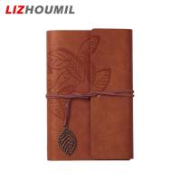 ราคา LIZHOUMIL Leather Writing Journal Notebook Travel Writing Retro Pendants Classic Embossed Vintage Leather Notebook Creative Gifts (20732831548)