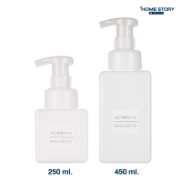 ราคา พร้อมส่ง ขวดปั๊มโฟม สไตล์ญี่ปุ่น ขวดเปล่า ขวดใส่แชมพู ขวดใส่น้ำยาล้างจาน 250 ml และ 450 ml มีสี 4 ให้เลือก (9812566221)