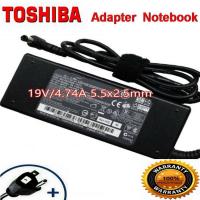 ราคา Toshiba Adapter OEM 19V 4 74A หัวแจ๊ค 5 5 mm x 2 5 mm สายชาร์จโตชิบา สายชาร์จโน๊ตบุ๊คราคาถูก สายชาร์จโน๊ตบุ๊ควัสดุคุณภาพดี สายชาร์จโน๊ตบุ๊ค อะแดปเตอร์ (5185002013)