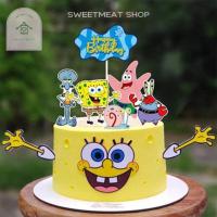 ราคา Model spongebob ตุ๊กตาสพันจ์บ็อบ ตุ๊กตาแต่งเค้ก 063 1947 (20915006338)