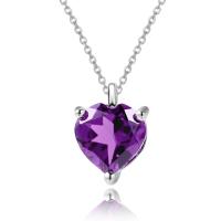 ราคา OANA Fashion Light Luxury Simple Natural Garnet Love Pendant Clavicle Chain S925 Silver Inlaid Gemstone Necklace Jewelry (19993015708)