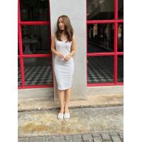 ราคา rosemary amy dress เดรสยืด เดรสสายเดี่ยว เดรสรัดรูป เดรสผ้ายืด เดรสผ้ายืดร่อง เดรสคลุมเข่า เดรสออกงาน (16587355651)