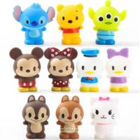 ราคา Disney Mickey Mouse Stitch Winnie The Pooh 10ชิ้น เซ็ต4 5ซม ตุ๊กตาขยับแขนขาได้ท่าทางอะนิเมะตกแต่ง Figurine ของเล่นรุ่น (21170890048)