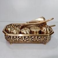 ราคา เชี่ยนหมากทองเหลืองเหลี่ยมฉลุ 3 5 x 7 นิ้ว (6453678916)