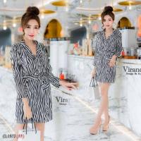 ราคา ชุดม้าลาย มินิเดรส คอปก ลายม้าลาย สุดแซ่บ ทักก่อนโอนค่ะ (18978155514)