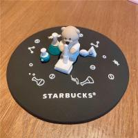 ราคา 40สไตล์ Starbucks ถ้วยฝาปิดถ้วยซิลิโคนเกรดอาหารแบบสร้างสรรค์แก้วน้ำกันฝุ่นแก้วกาแฟ (20007044533)