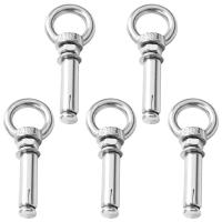 ราคา 5Pcs M8 x 60mm Expansion Bolt Anchor Bolt 304 Stainless Steel Ring Lifting Anchor Eye Bolt Expansion Eyebolt (17137151709)