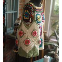 ราคา ชุดถักไหมพรมผ้าฝ้ายนมชุดถักโครเชต์ใหญ่ชุดกระเป๋า Diy สำหรับเย็บปักถักร้อยดอกไม้ถักกระเป๋าสะพายงานทำมือชุดคิทวัสดุขนสัตว์ (17675569705)