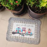 ราคา พรมเช็ดเท้า ผ้าเช็ดเท้าวินเทจ ขนาด50 70ซม ผืนใหญ่ (16941049957)