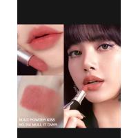ราคา ลิปสติก M A C Powder Kiss Lipstick 314 316 ลิป mac Matte Satin พร้อมกล่องและถุงแบรนด์แถมน้ำหอม2ml สี Mull it over (21048564682)