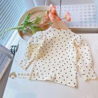 ราคา สไตล์เกาหลีแบบใหม่เสื้อท่อนบนแขนยาวเด็กผู้หญิงคอเต่าครึ่งแขนพองสำหรับเด็กผู้หญิง (20382532452)