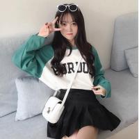 ราคา LHSunshine พร้อมส่ง เสื้อแขนยาวแฟชั่่นผู้หญิง เสื้อยืดแขนยาวทรงวินเทจ ตัวเสื้อคนละสีกับแขนสุดเก๋ พิมพ์ลายอักษรภาษาอังกฤษ เหมาะกับการใส่กันแดด กันหนาว หนาวนี้จะพลาดได้ไงจัดปาย (19148199249)