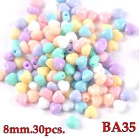 ราคา ลูกปัดอะคริลิคหัวใจ 30 50 ชิ้น เซ็ต BA35BA133BA139BA156 (12479397270)