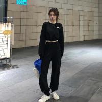 ราคา เซทกางเกงวอร์มสวยสับ เสื้อแขนยาวจั้มเอว กางเกงขายาวจั๊มขา (21117606643)