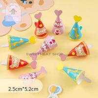 ราคา ตุ๊กตาดินปั้น เด็กหญิงมัดผมแกะ เด็กชาย หมวกจิ๋วกระดาษ สำหรับงานวันเกิด แต่งเค้ก 795 1224 1987 1988 2284 2285 (20977359073)