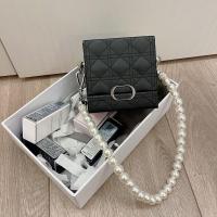 ราคา suitable for DIOR Lipstick box modified shoulder strap box bag Messenger diamond bag with pearl chain accessories (20143253547)