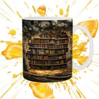 ราคา 3D Bookshelf Mug Novelty Coffee Mug 350ml Book Lovers Coffee Mug Bookish Bookworm Mug Book Mug Book Club Cup Book Coffee Mug 3D Bookshelf Cup Library Shelf Cup Book Lovers brilliant (20790983193)