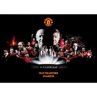 ราคา กรอบรูป แมนยู MANCHESTER UNITED TREBLE CHAMP (20872804916)