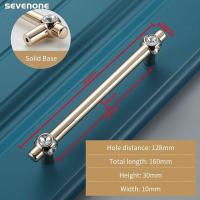 ราคา หรูหรา ตู้คริสตัลจับตู้ดึงโลหะผสมสังกะสี Dresser ที่จับลิ้นชัก (20625929972)
