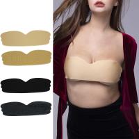 ราคา บราที่มองไม่เห็นสีดำ แอพริคอตแผ่นบราซิลิโคนไร้สายแบบนิ่มติดด้วยตนเองหนึ่งชิ้นกันซึมแผ่นซิลิโคนปิดหัวนมผู้หญิงชุดชั้นในที่มองไม่เห็นเครื่องประดับสำหรับผู้หญิง (19272183663)